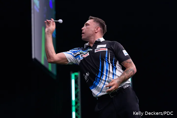 Gerwyn Price in Aktion