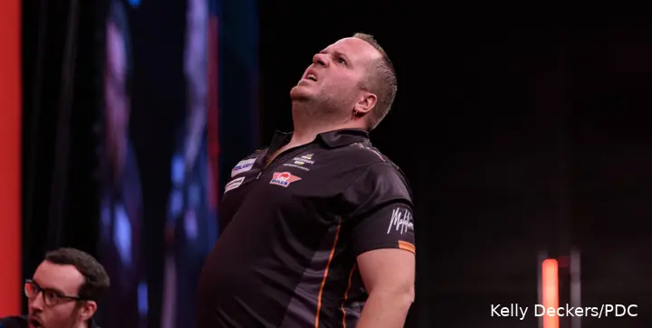 Dirk van Duijvenbode auf der World-Series-Bühne.