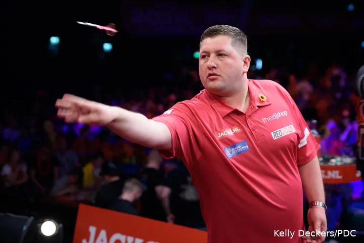 Keegan Brown in actie