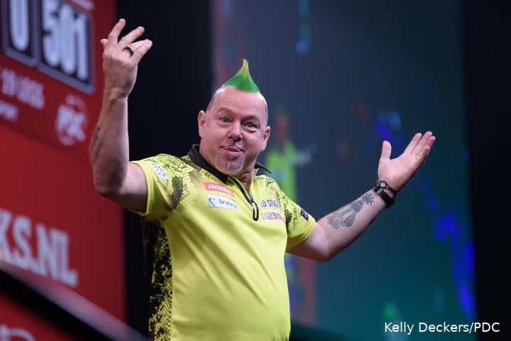 Peter Wright neemt het bij de laatste zestien op tegen Ryan Searle