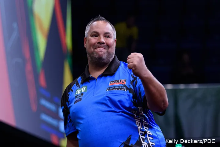 Jermaine Wattimena wist zich via de voorrondes te plaatsen voor de hoofdtabel van de Winmau World Masters