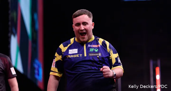 Luke Littler staat momenteel tweede op de wereldranglijst