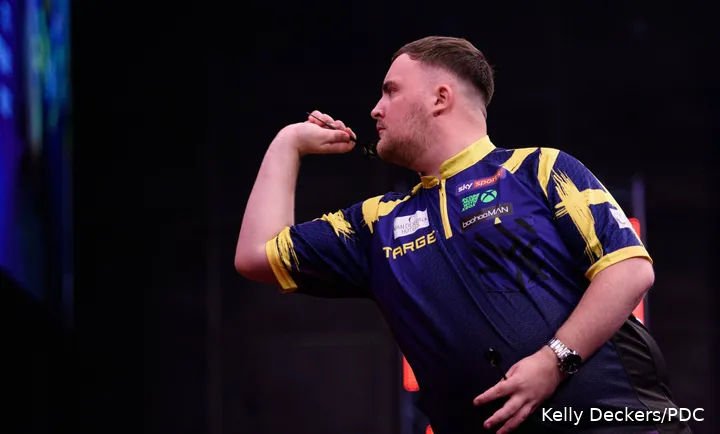 Ook Luke Littler won in zijn debuutjaar als PDC Tour Card-houder meteen een Euro Tour