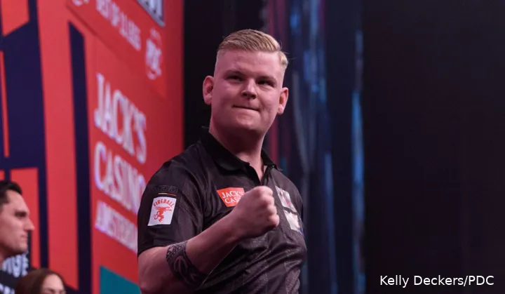 Mike De Decker was in de vorige ronde met 6-4 te sterk voor Damon Heta