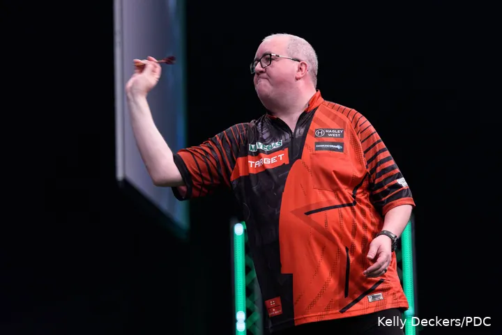 Stephen Bunting in actie