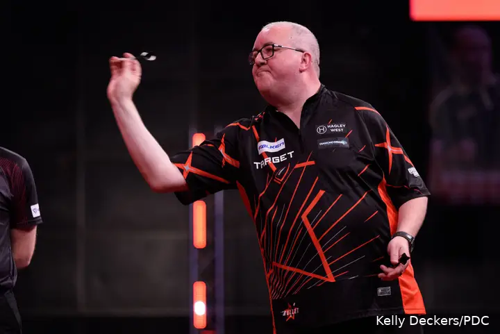 Stephen Bunting in actie