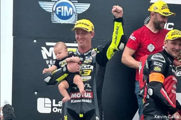 kevin calia con figlio
