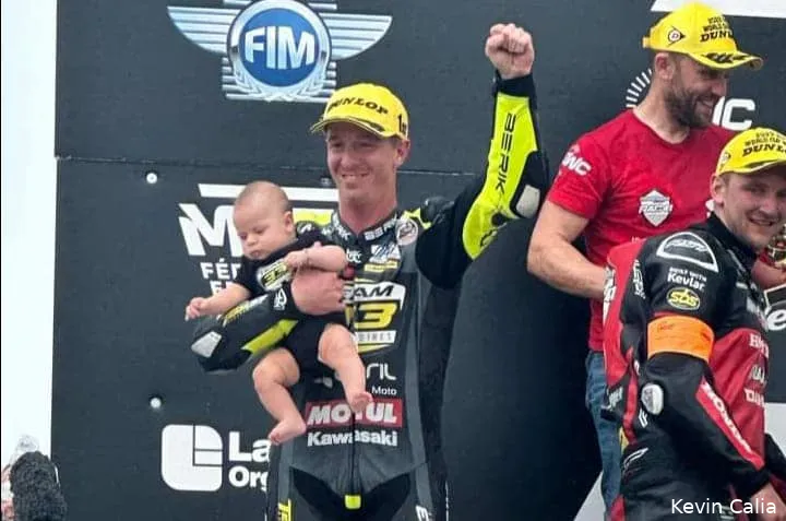 kevin calia con figlio