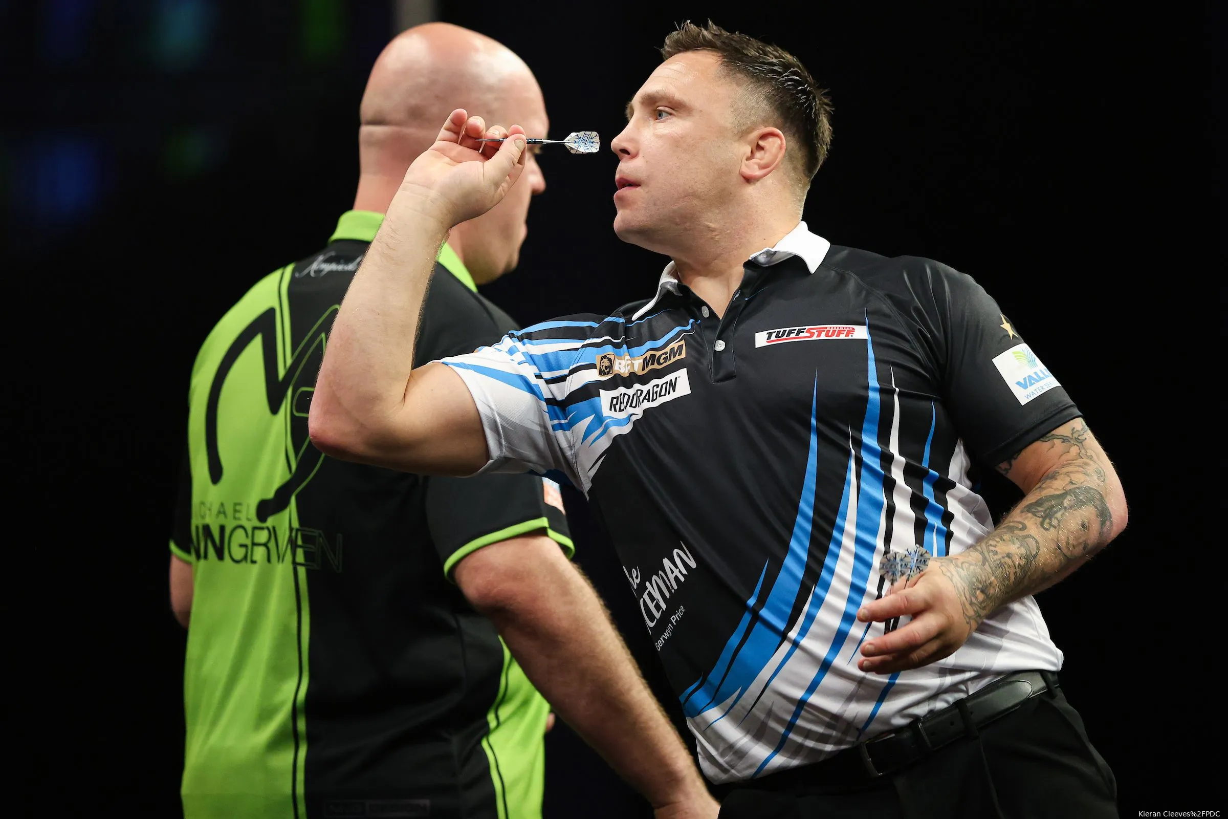 gerwyn price michael van gerwen 1