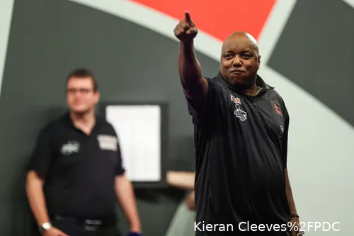 Leonard Gates im Ally Pally im Dezember 2022