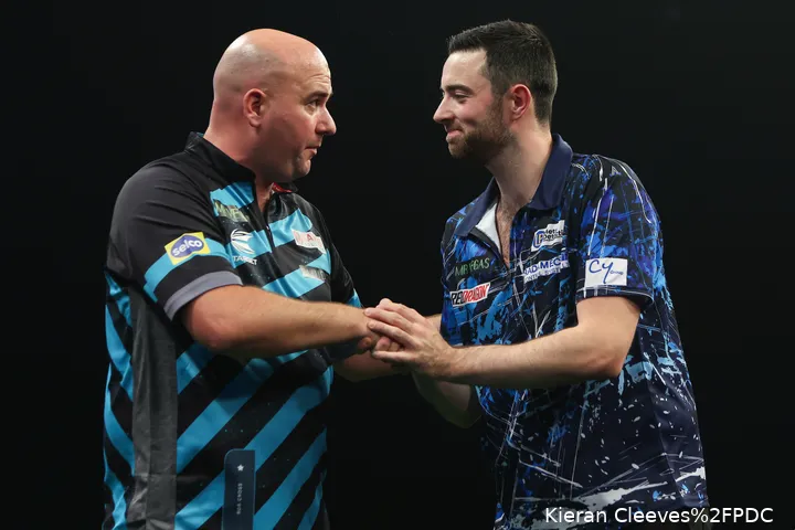 Zwei ehemalige Weltmeister treffen aufeinander: Rob Cross und Luke Humphries