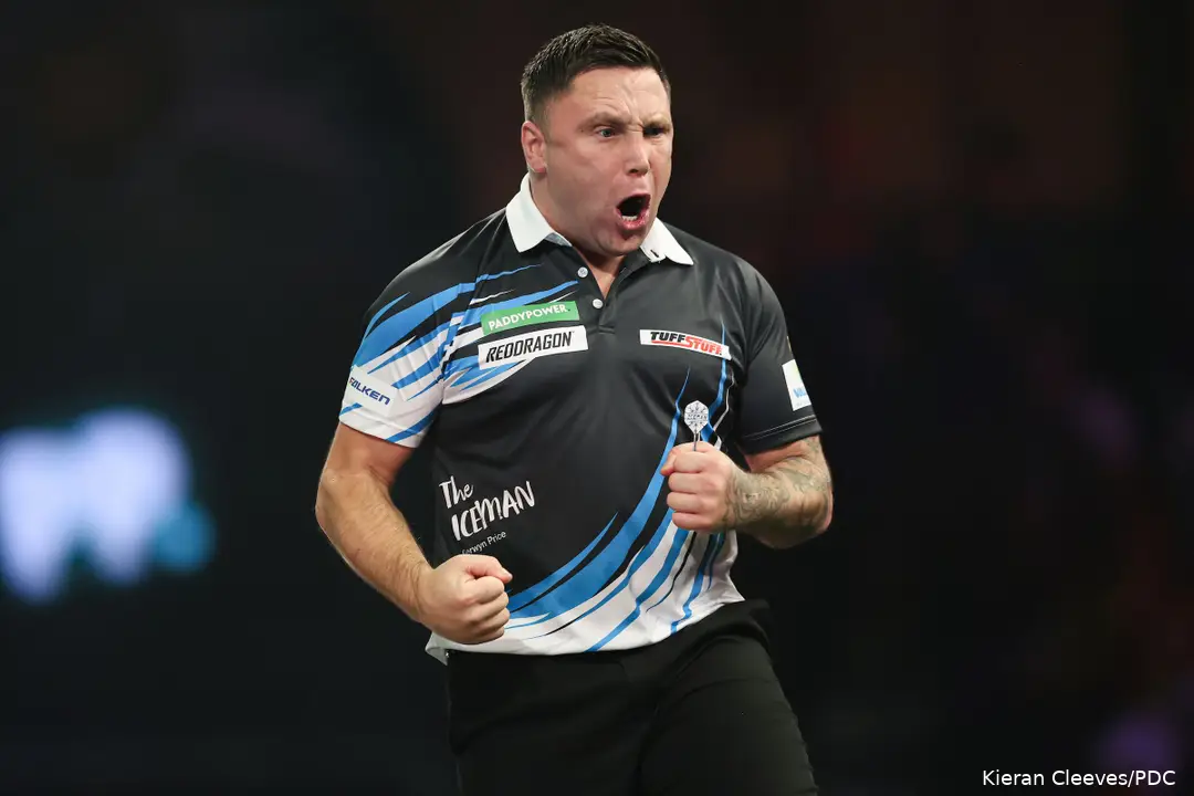 Gerwyn Price sealed a pulsating win over Joe Cullen on Friday night.