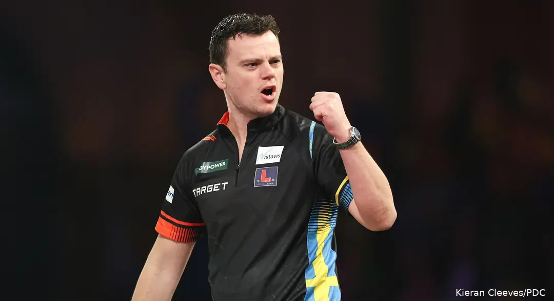 Jeffrey de Graaf could reach the quarter-finals at the World Darts Championship for the first time in his career