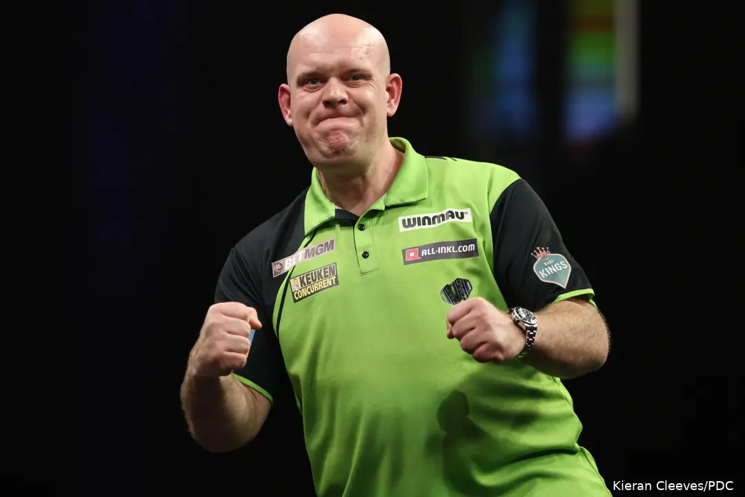 Michael van Gerwen can call himself the elder statesman of this Premier League lineup
