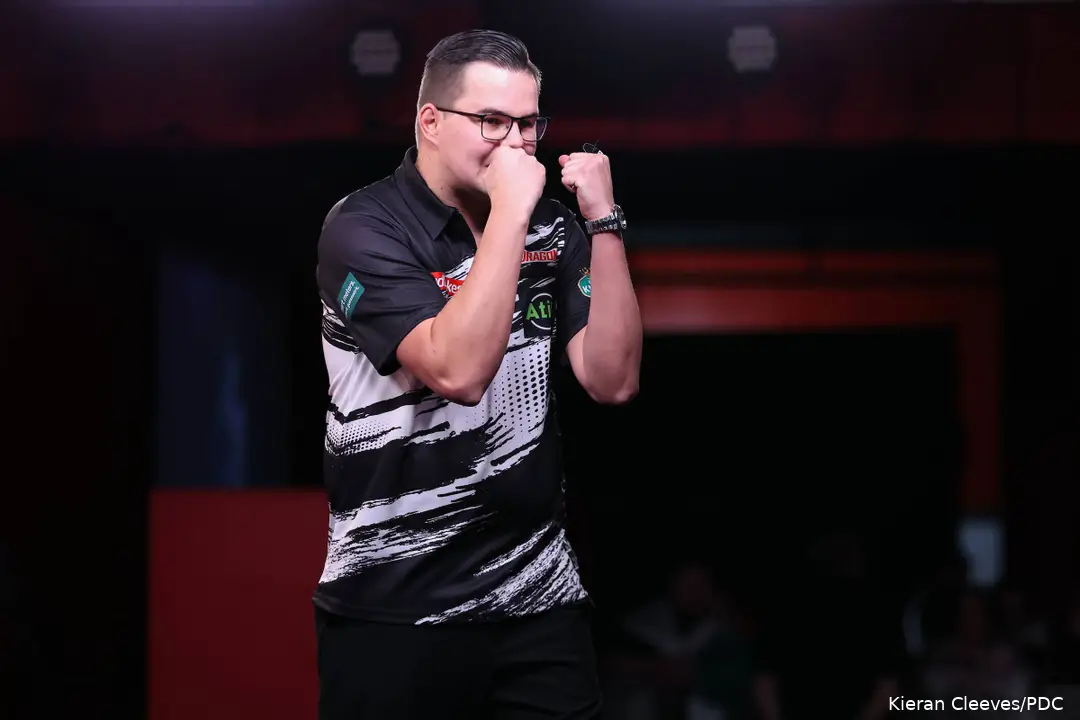 Gian van Veen reached the quarter-finals at the UK Open last weekend