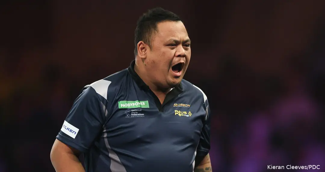Paolo Nebrida zorgde voor stuntwerk tegen Rob Cross
