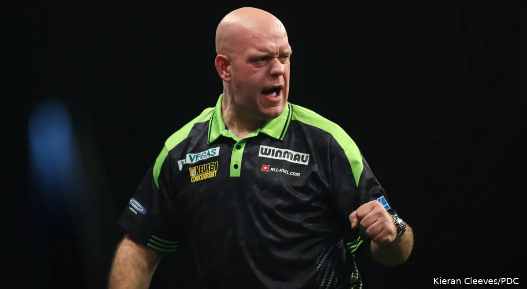 Michael van Gerwen aast op een vierde wereldtitel