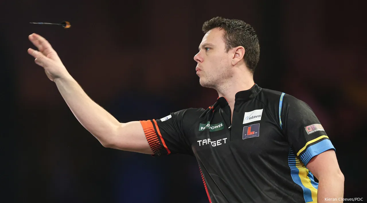 Jeffrey de Graaf reached last 16 at World Darts Championship for first time