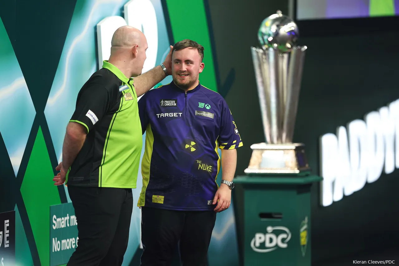 Also at the last World Darts Championship, Michael van Gerwen went down against Luke Littler