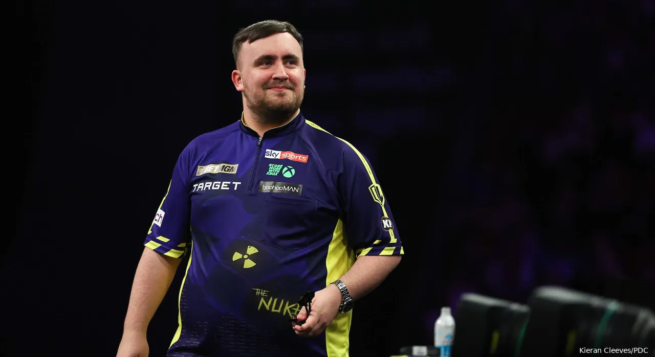 Current world champion Luke Littler