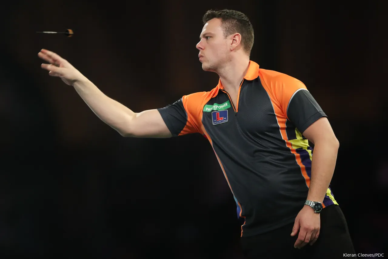 Jeffrey de Graaf spielt sein erstes European Tour Turnier der Saison bei der Dutch Darts Championship