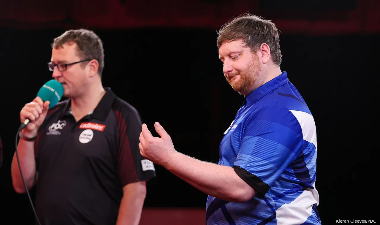Für Cameron Menzies war die erste Runde bei der Darts Weltmeisterschaft gleich die Ziellinie
