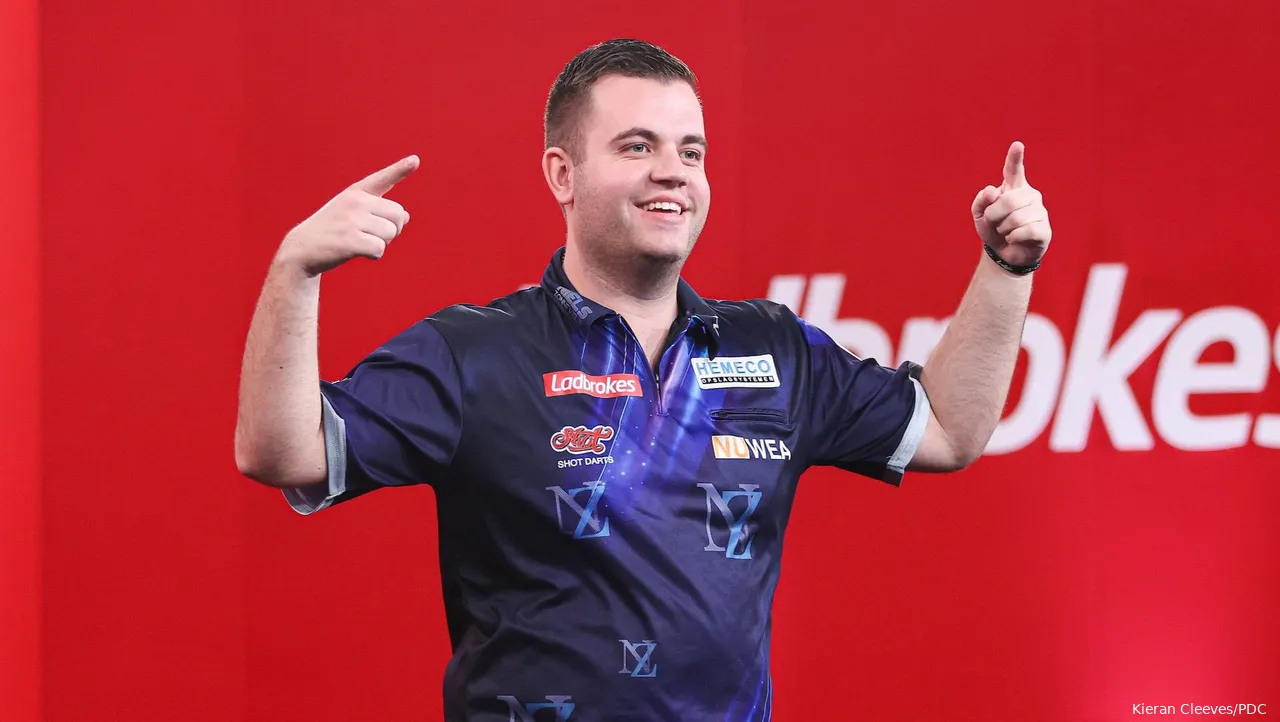 Zum zweiten Mal in Folge schaffte es Niels Zonneveld bei den Players Championship Finals bis ins Achtelfinale