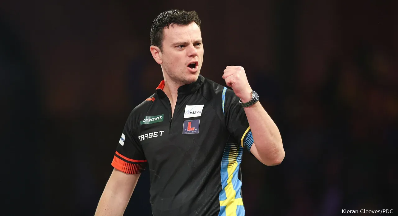 Jeffrey de Graaf kan voor de eerste keer in zijn carrière de kwartfinales halen op het WK Darts