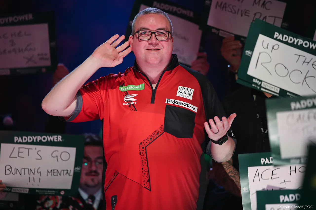 Stephen Bunting is uitgegroeid tot één van de absolute publiekslievelingen