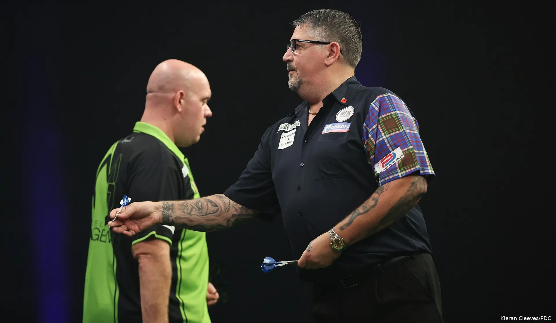 michael van gerwen gary anderson
