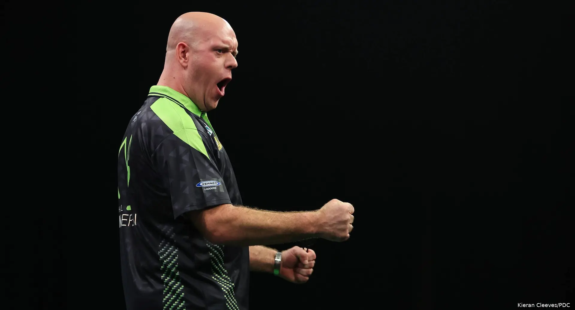Michael van Gerwen in actie