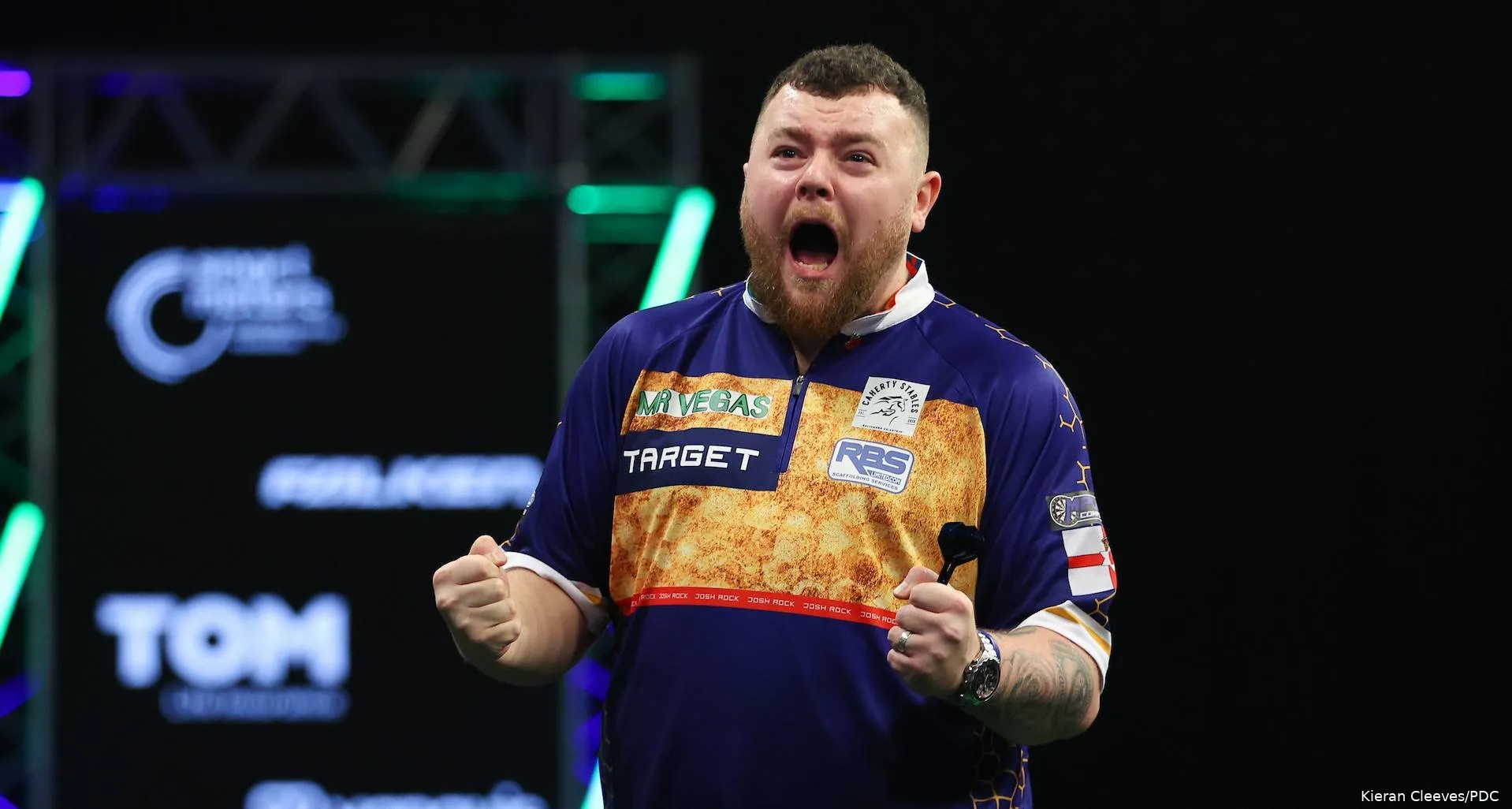 Josh Rock managed to sneak out of the group at the 2025 Grand Slam of Darts