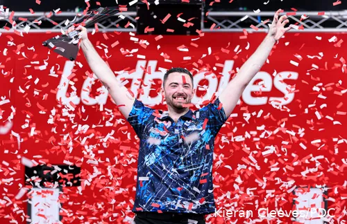 Luke Humphries winning the Players Champion Final