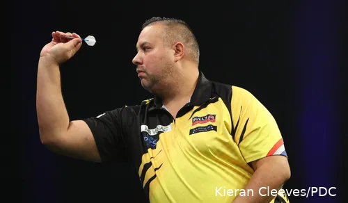 Jermaine Wattimena is the first Dutchman in action at the 2025 World Championship&nbsp;