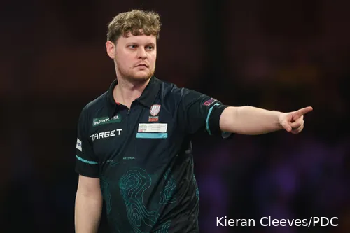 Kevin Doets lost to Chris Dobey at the last 16