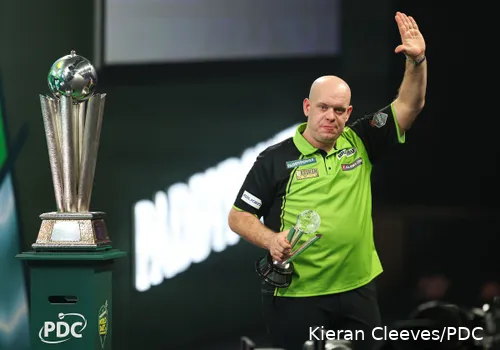 Michael van Gerwen can be found in fourth place in these rankings