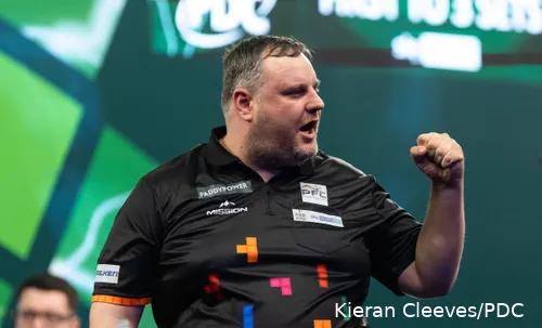 Ryan Joyce pumps his fist