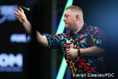 Ricky Evans in action