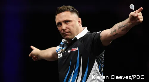 Gerwyn Price erwies sich bei der Dutch Darts Championship am Sonntagnachmittag als eine Nummer zu groß für Gian van Veen und erreichte mit einem 6-1-Sieg die Runde der letzten Acht in Rosmalen.