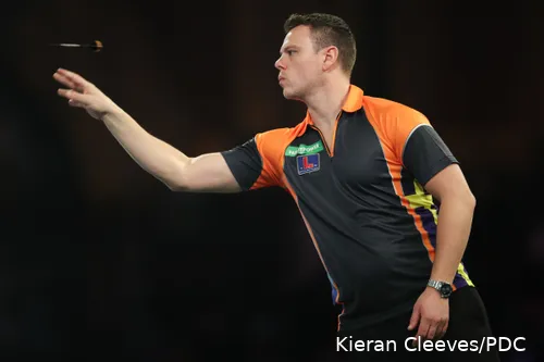 Jeffrey de Graaf spielt sein erstes European Tour Turnier der Saison bei der Dutch Darts Championship