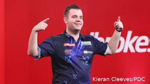 Zum zweiten Mal in Folge schaffte es Niels Zonneveld bei den Players Championship Finals bis ins Achtelfinale