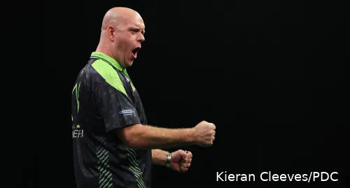 Michael van Gerwen in Aktion