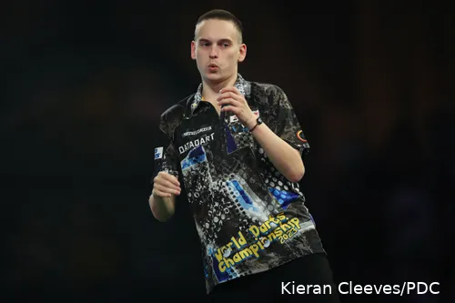 Ricardo Pietreczko wist bij het vorige WK bijna te stunten tegen Luke Humphries