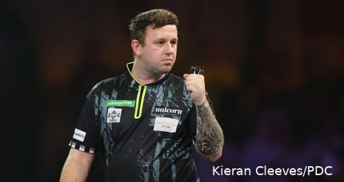 Kan Callan Rydz voor de tweede keer in zijn carrière de kwartfinales van het WK Darts halen?