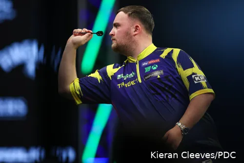 Luke Littler neemt het in de halve finales op tegen Danny Noppert