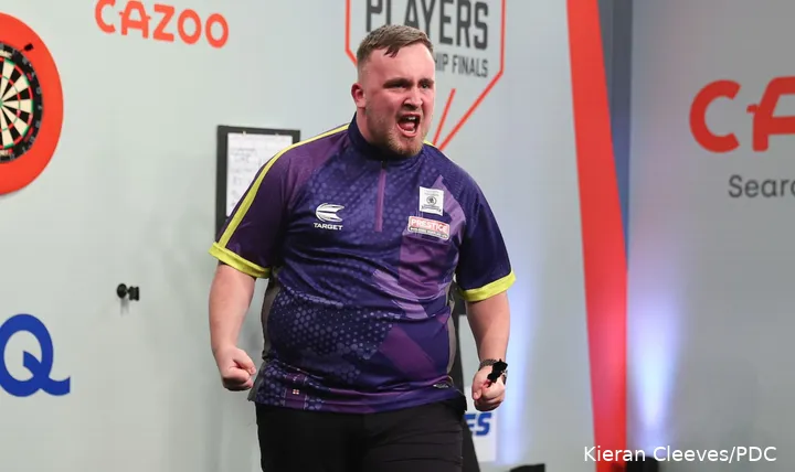 Luke Littler made the final in the 2024 Players Championship Finals