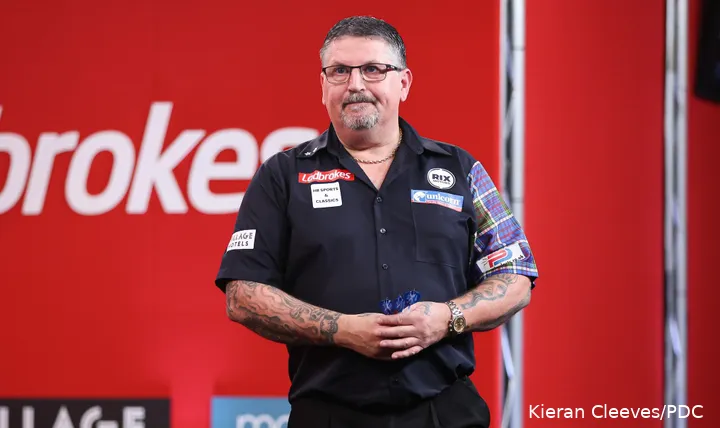 Gary Anderson couldn't reach the doubles during his defeat to De Graaf.