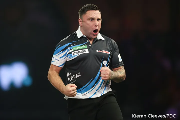 Gerwyn Price back in action.