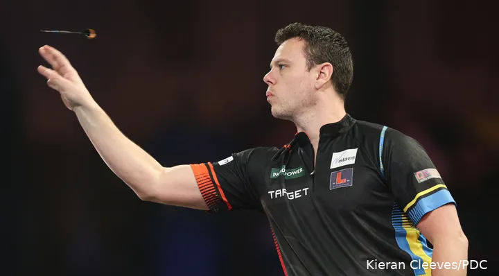 Jeffrey de Graaf reached last 16 at World Darts Championship for first time