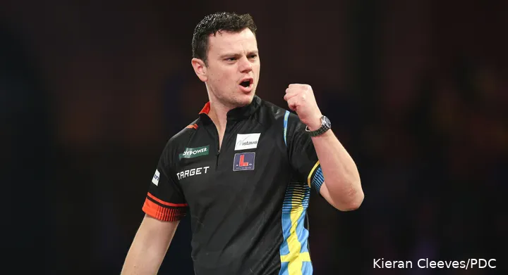 Jeffrey de Graaf could reach the quarter-finals at the World Darts Championship for the first time in his career